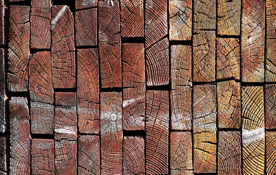 kayu, batang kayu, Latar Belakang, log, alam, pohon, memotong, tumpukan