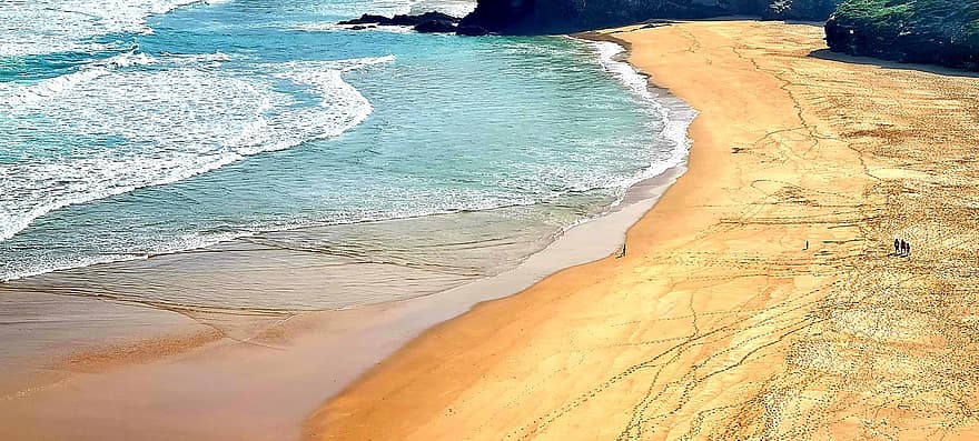 strand, kyst, ø, bestemmelsessted, paradis, udendørs, hav, natur, vand, ocean, Portugal