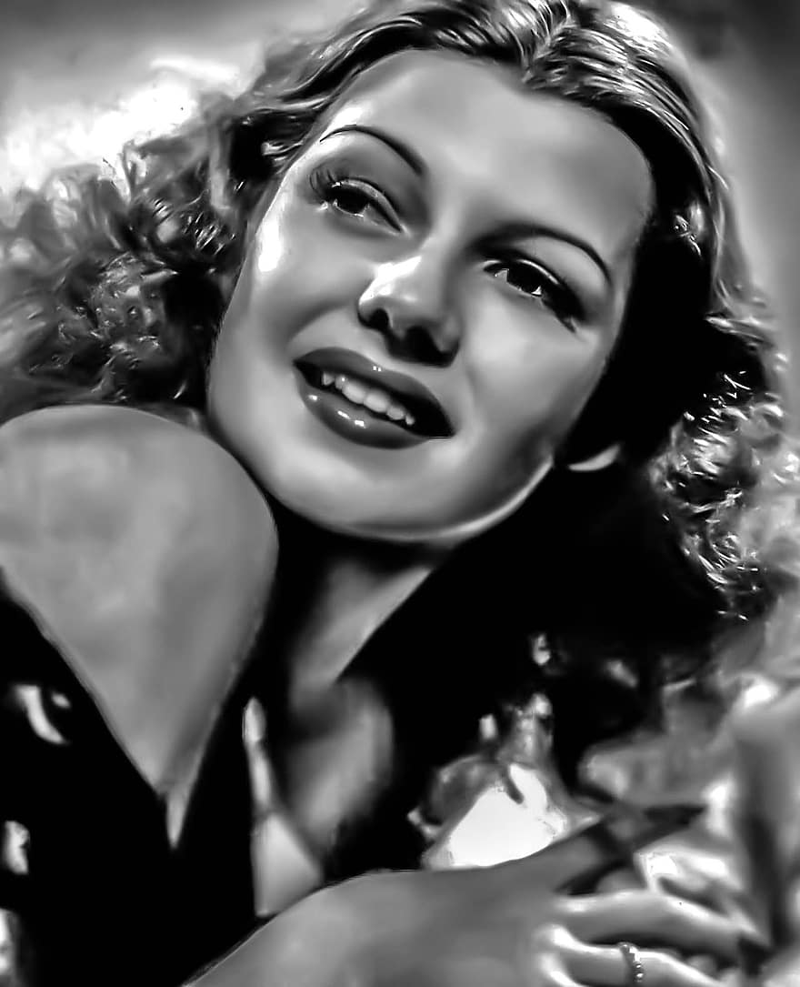 Rita Hayworth, θηλυκός, πορτρέτο, Χόλιγουντ, ταινία, ηθοποιός