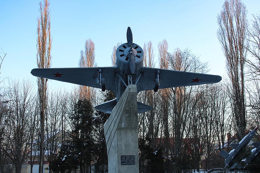 Airplane, Plane, Aircraft, Aviation, Ussr, Soviet Union, Historical, Park, famous place, war, architecture