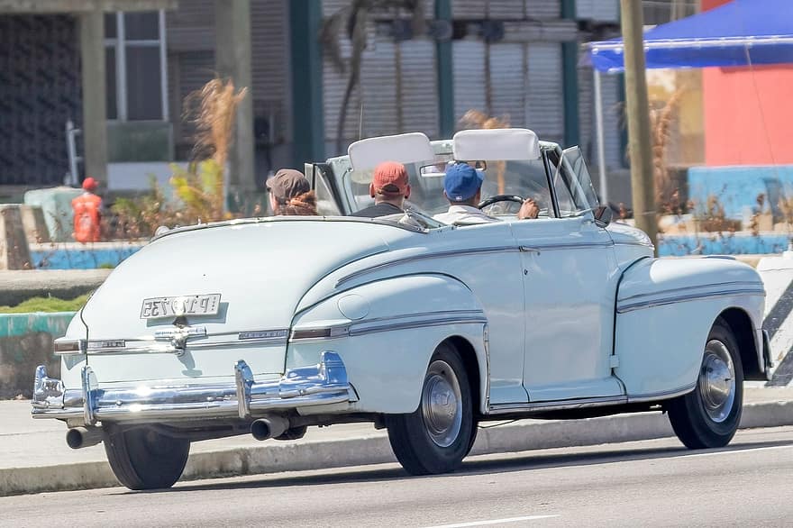 Küba, Havana, yol, sokak, taksi, araba, araç, otomobil, taşımacılık, kara taşıtı, ulaşım modu