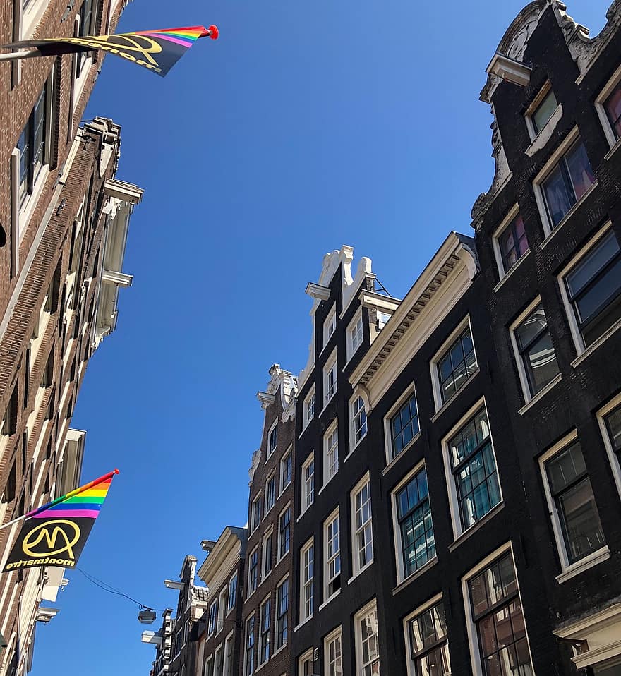 пътуване, Амстердам, туризъм, сгради, Европа, Холандия, исторически, град, градски пейзаж, архитектура, външна сграда