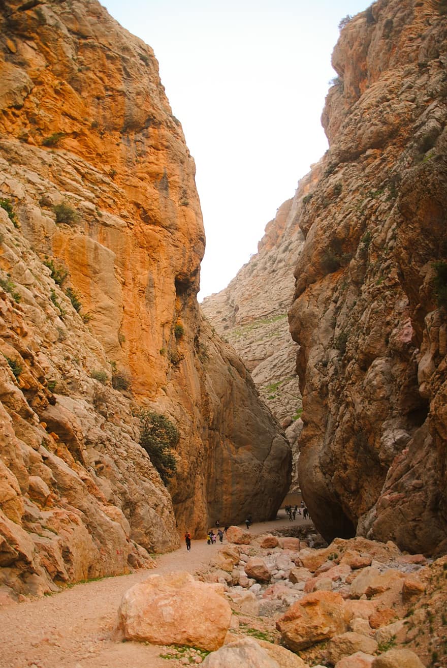 скални образувания, природа, пейзаж, геология, Алжир