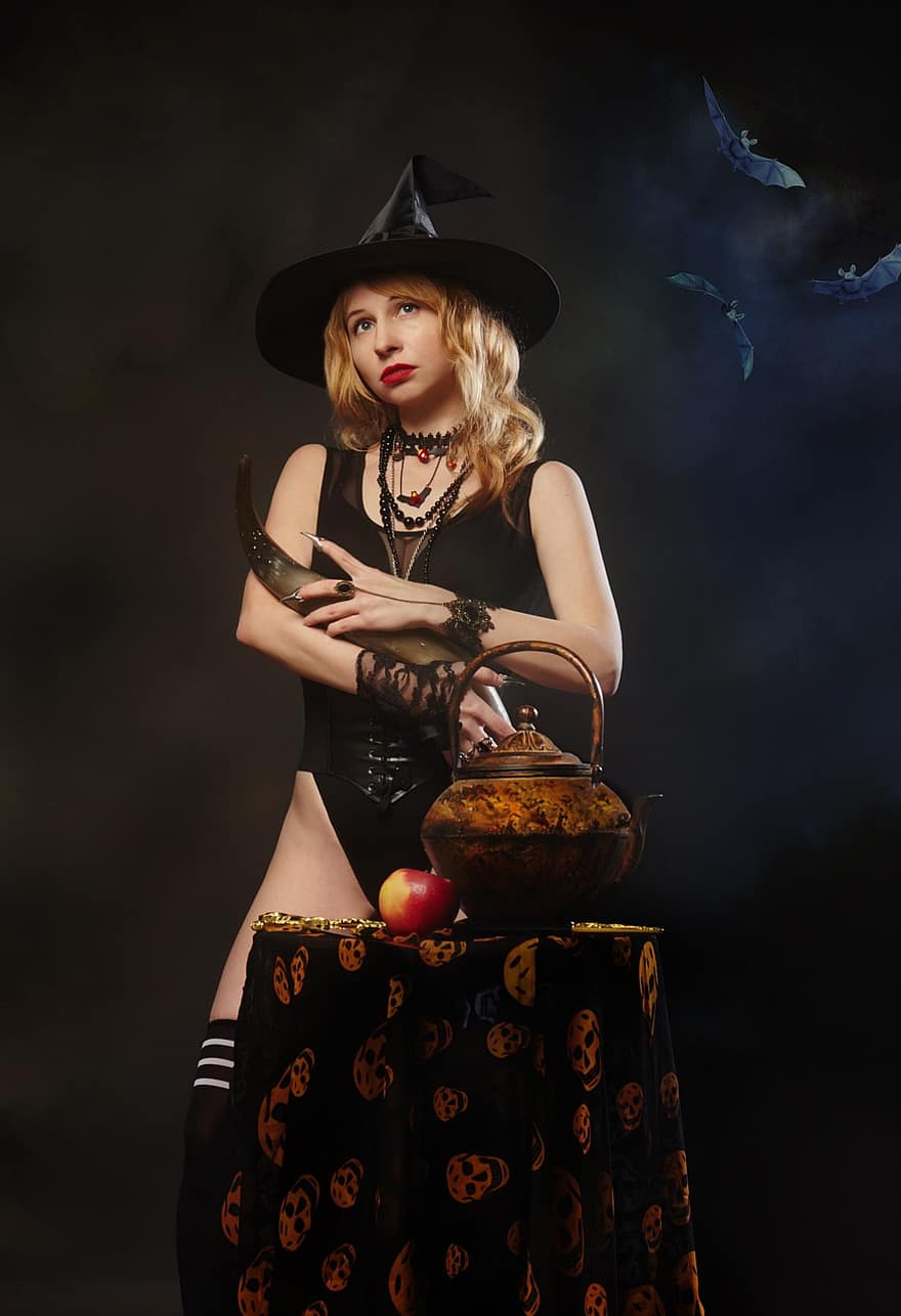 Witch, Magic, Halloween, Witchcraft, Hat, Spell, Mag, Tarot, Astrology, Gothic, Fantasy