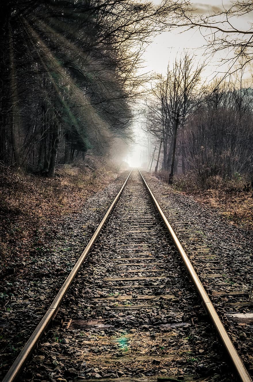 Railway, Tracks, Travel, Rails, Old, Transport, Traction, Route, Railroad, Train Tracks, Abandoned