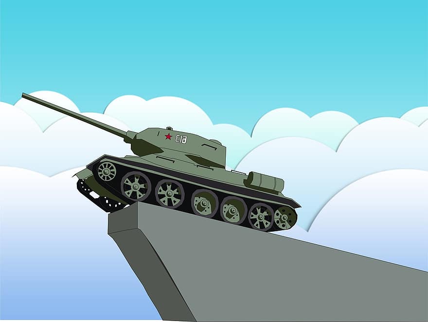 tank, monument, sejr