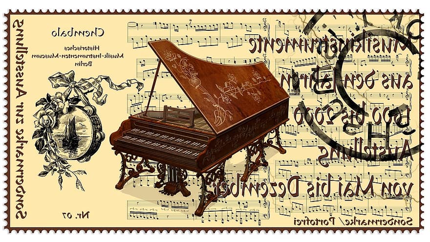 clavecin, instrument de musique, des recueils