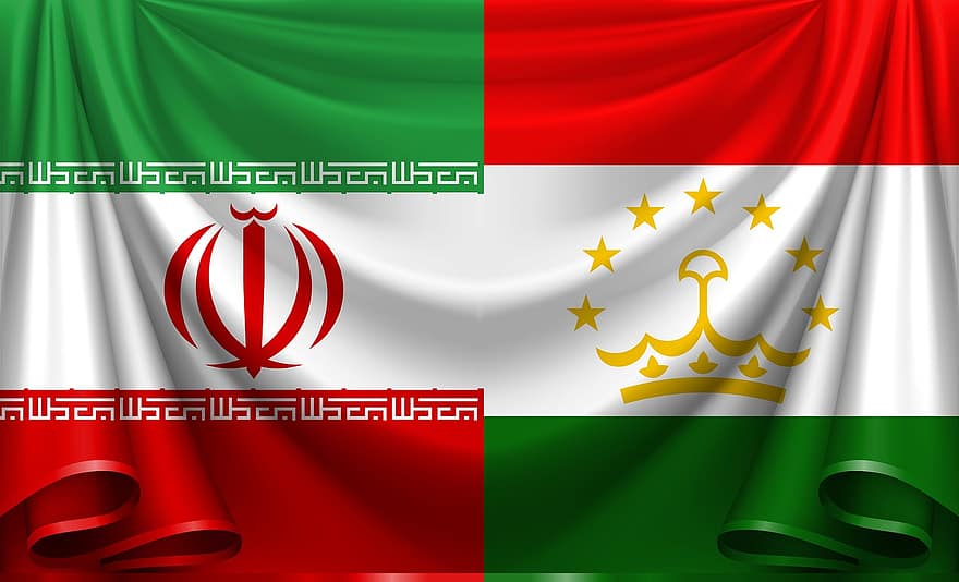 прапор, Іран, таджикистан, Афганістан, Індія, курди, Талиш, осетини-алани, Пакистан, тат, Худжанд