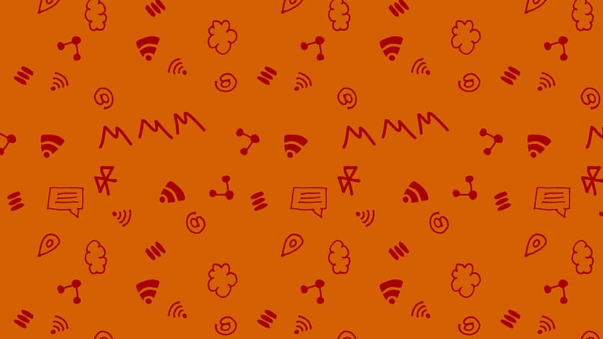 Internet, Doodle, Background, Pattern, Wifi, Bluetooth, Www, Location, Share, Message, Mail