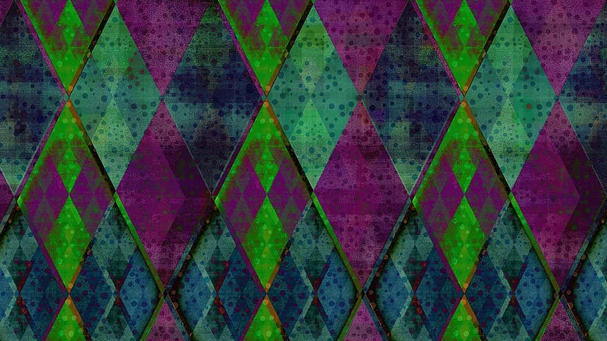 фон, вязка с узором в виде разноцветных ромбиков, шаблон, обои на стену, точек, ромб, геометрический, Аннотация, ромбовидный, пятна, бесшовный