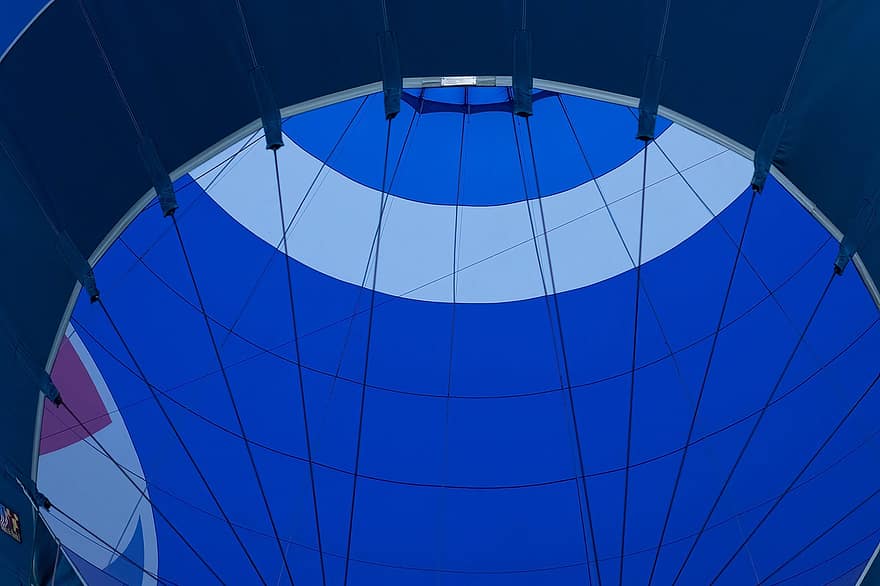 gaisa balons, Zils karstā gaisa balons, lidmašīnas, zils, arhitektūra, fona, dizains, līkne, moderns, modeli, abstrakts