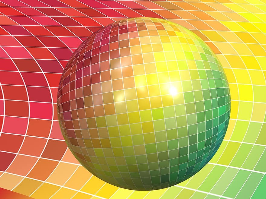 Colorful, Desktop Background, Digital, Color, Ball, Chromaticity Diagram, Hue, Line