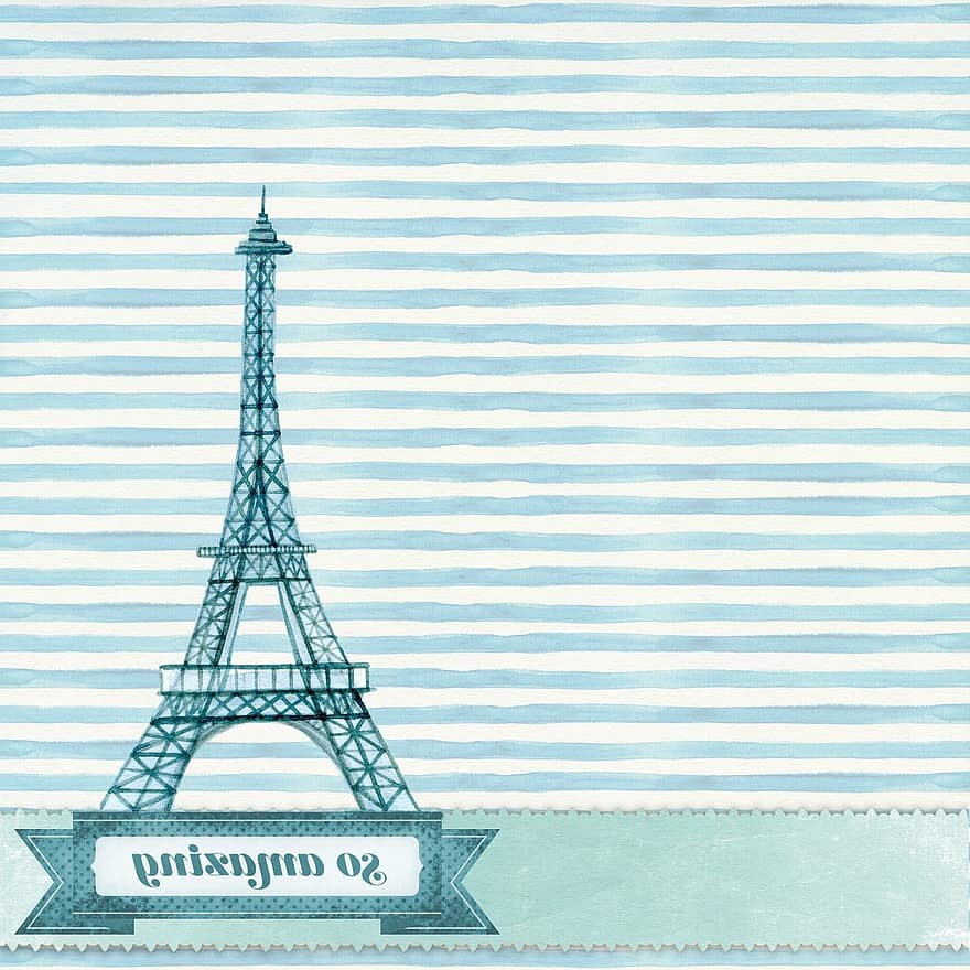 fundo, Torre Eiffel, eiffel, torre, Paris, França, Europa, viagem, ponto de referência, romântico, surpreendente
