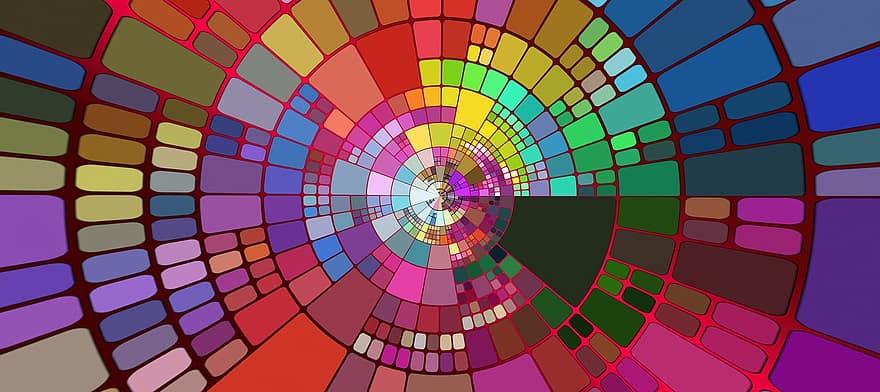 farve, rund, distrikt, arrangement, centrum, centreret, abstrakt, visualisering, grafisk, baggrund, teksturer