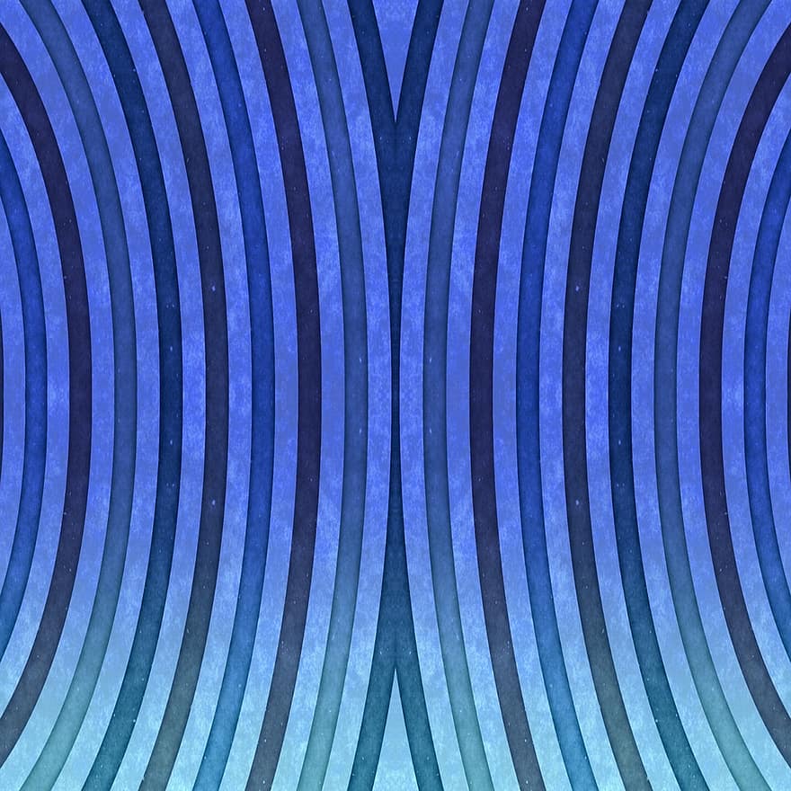 Fabric, Texture, Textile, Material, Curves, Waves, Bands, Stripes, Blue, Shades, Shapes