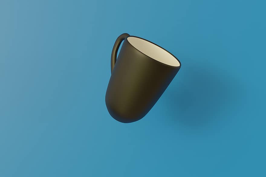 Cup, 3d, Drink, Coffee, Blender