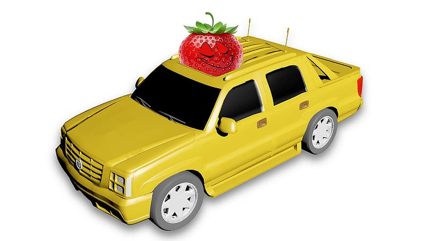 abstracție, Taxi, căpșună