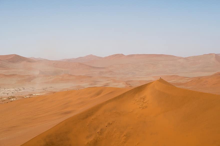 пустыня, Намибия, песчаные дюны, пейзаж