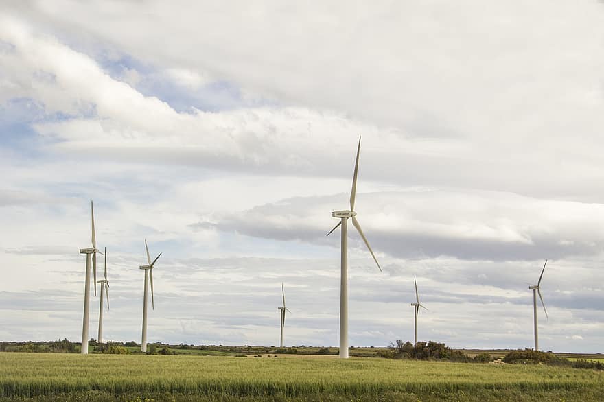 vind farm, vindmøller, vindturbiner, vindkraft, bærekraftig energi, vindturbin, drivstoff og kraftproduksjon, generator, alternativ energi, elektrisitet, vind