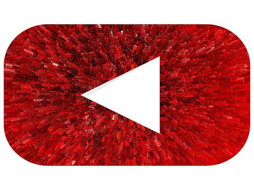 Youtube, logo, icona, pulsante, icona di YouTube, Pulsante Youtube, pulsante di riproduzione, Riproduci video, logo di YouTube, Guarda Youtube, video