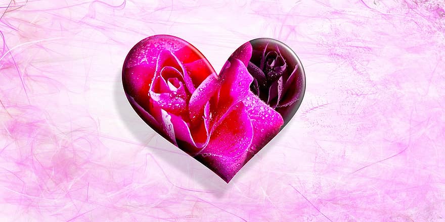 сердце, любить, День святого Валентина, поздравительная открытка, карта, открытка, романс, отношения, эмоция, чувства, везение
