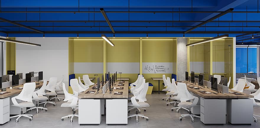birou, design interior, interior modern de birou