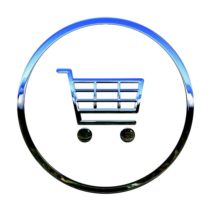 ikona, iepirkšanās ratiņi, e-komercija, Iepirkumu groza ikona, simbols, iepirkšanās, pirkumu, ratiņi