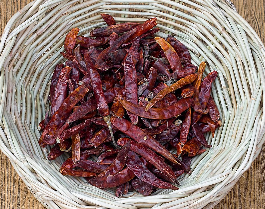 Chili Peppers, Dried Chili Peppers, Cooking, Vegetable, Seasoning