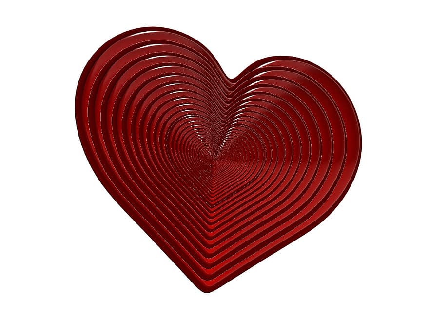 Heart, Red, Background, Romance, Valentine's Day, Love, Background Image