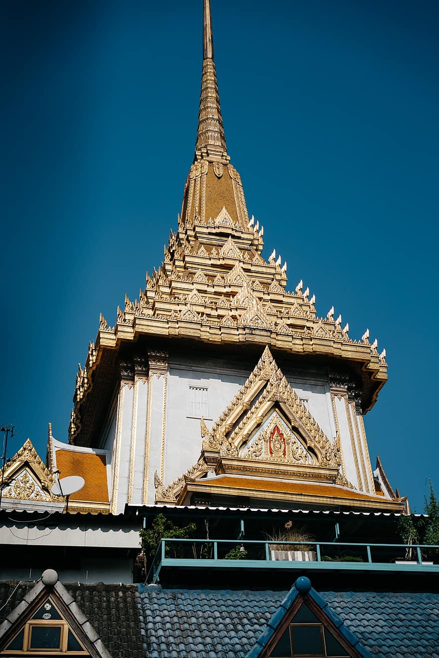 معبد ، تايلاند ، هندسة معمارية ، آسيا ، بانكوك ، التايلاندية ، دين ، السفر ، بوذي ، قصر ، حضاره