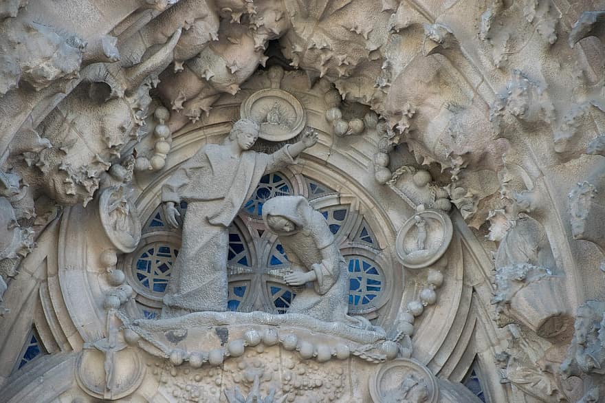 Sagrada Familia, église, Barcelone, L'Europe , catholique, Espagne, Voyage