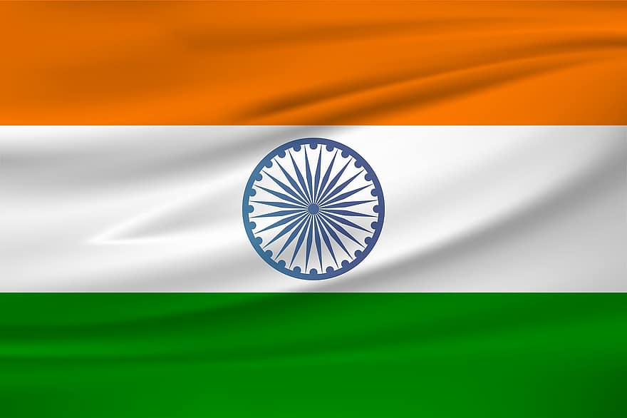 Inde, drapeau indien