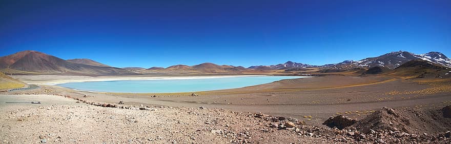 Chile, Atacama-Wüste, Lagune