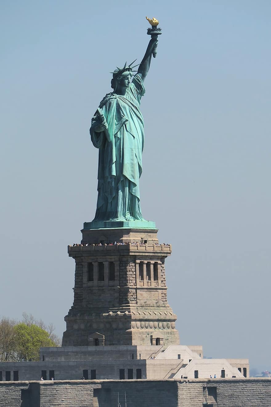 New York, statue de la Liberté, Voyage, tourisme, liberté