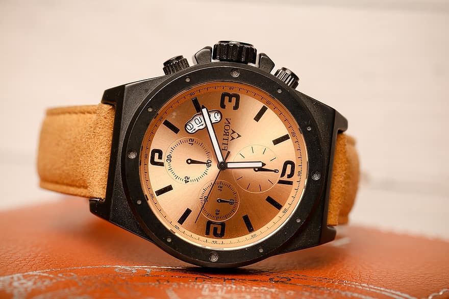 reloj de pulsera, reloj, hora, Fitron, horas, minutos, accesorio, Moda, diseñador