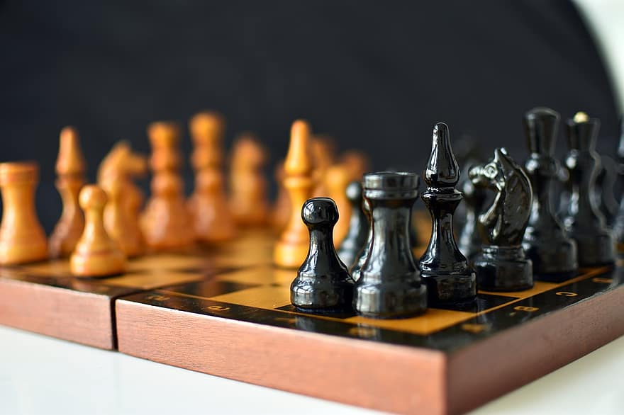schaak, bordspel, schaakset, strategiespel, spel, schaakbord