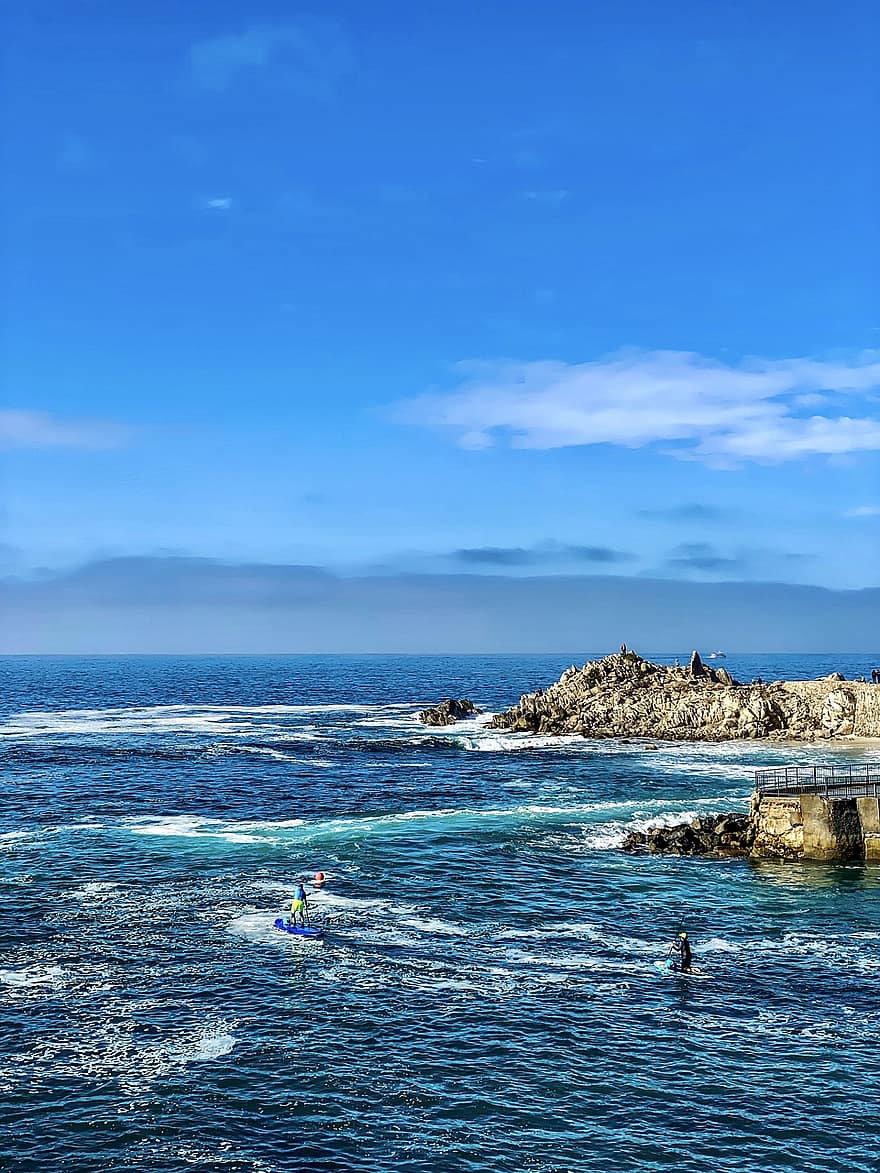Lovers Point Park, Pacific Grove, Sea