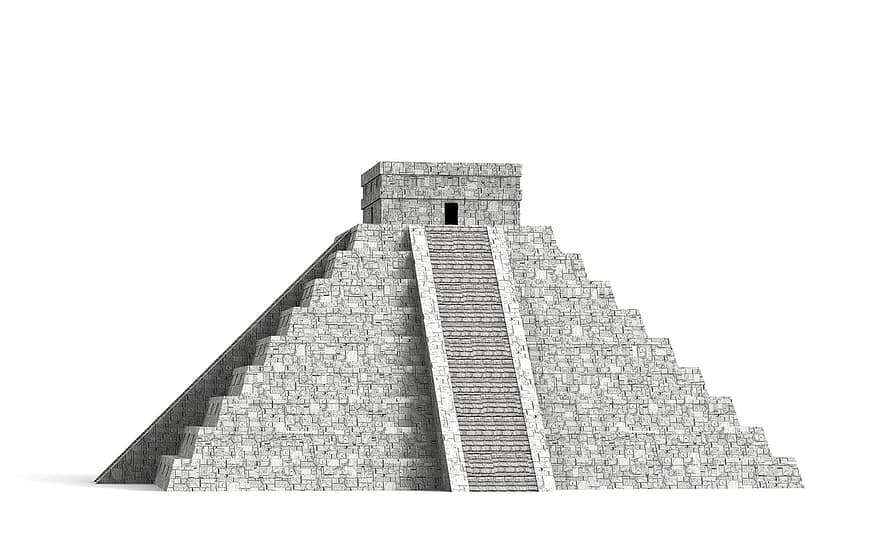 pyramid, mexico, arkitektur, byggnad, kyrka, sevärdheter, historiskt, turister, attraktion, landmärke, Fasad