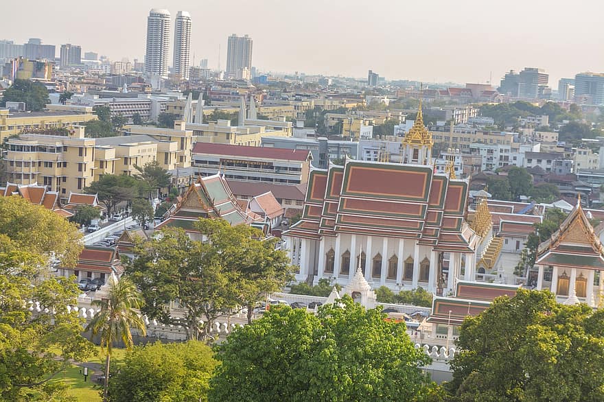 nước Thái Lan, Châu Á, Bangkok, các tòa nhà, thành phố