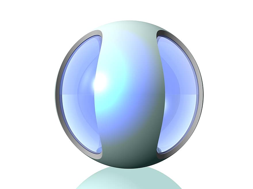 orbe, tecno, 3d, diseño, esfera