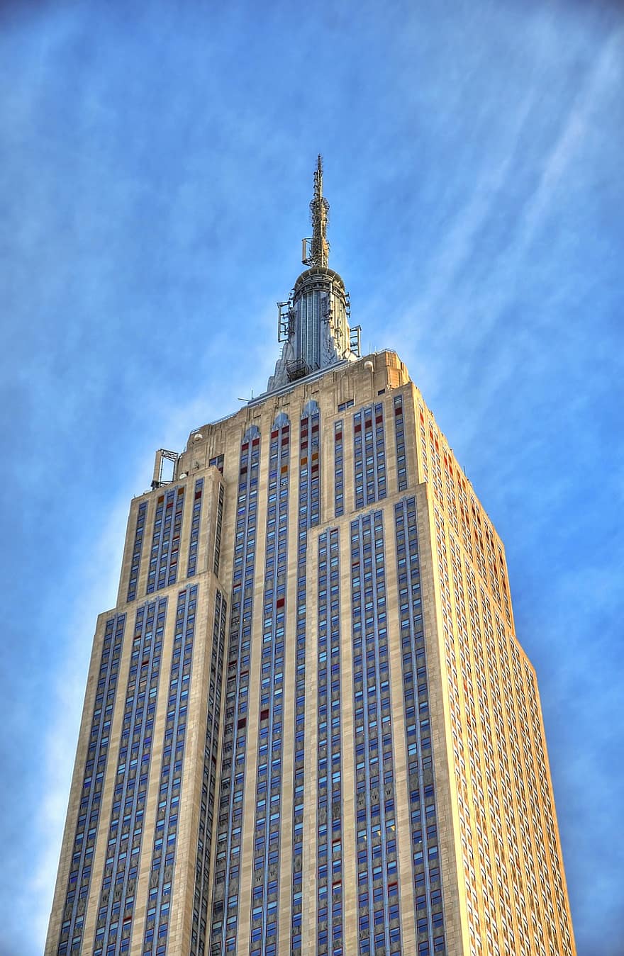 Емпайър Стейт Билдинг, сграда, небостъргач, Ню Йорк, САЩ