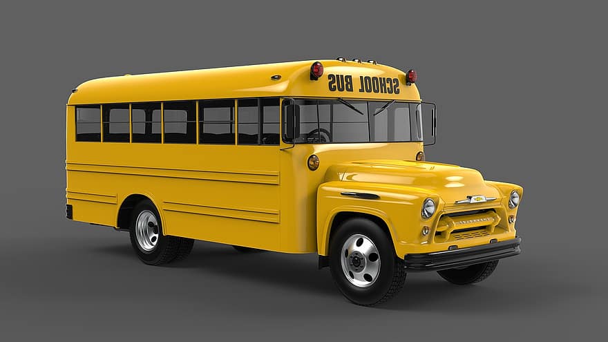 버스, 학교, 차량, 학생, 수송, 노랑, 어린이, 재학생