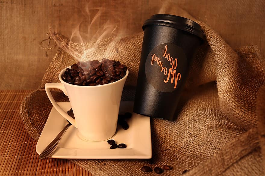कॉफ़ी, कॉफ़ी के बीज, गर्म ड्रिंक, सुबह का नाश्ता, कैफीन