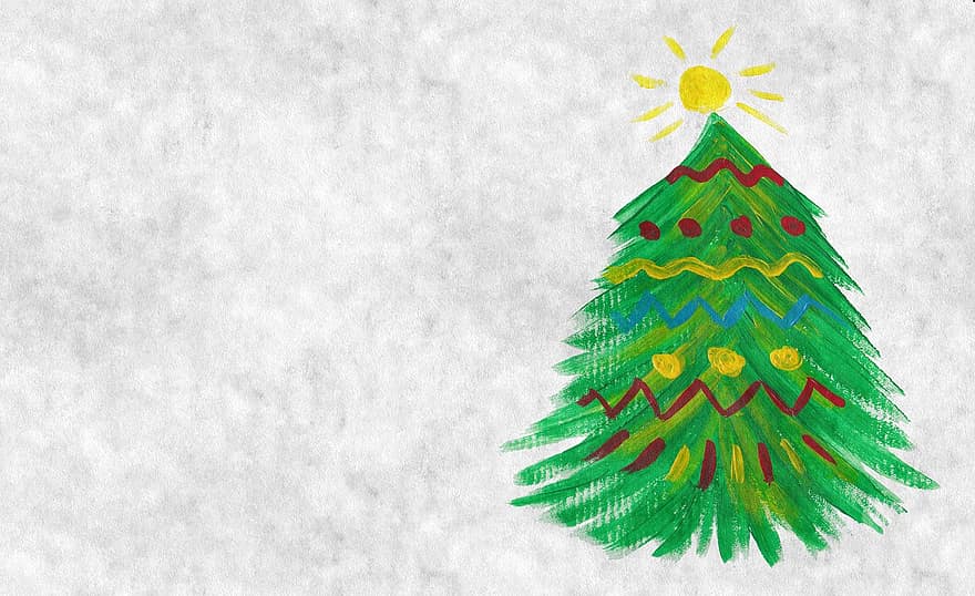 クリスマス、木、デコレーション、休日、12月、お祝い、冬、青、赤、シーズン、雰囲気