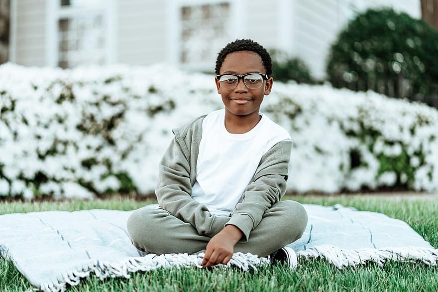 Kid, Smart, Child, Africanamerican, Portrait, Boy, Outdoors, Happy, smiling, one person, lifestyles