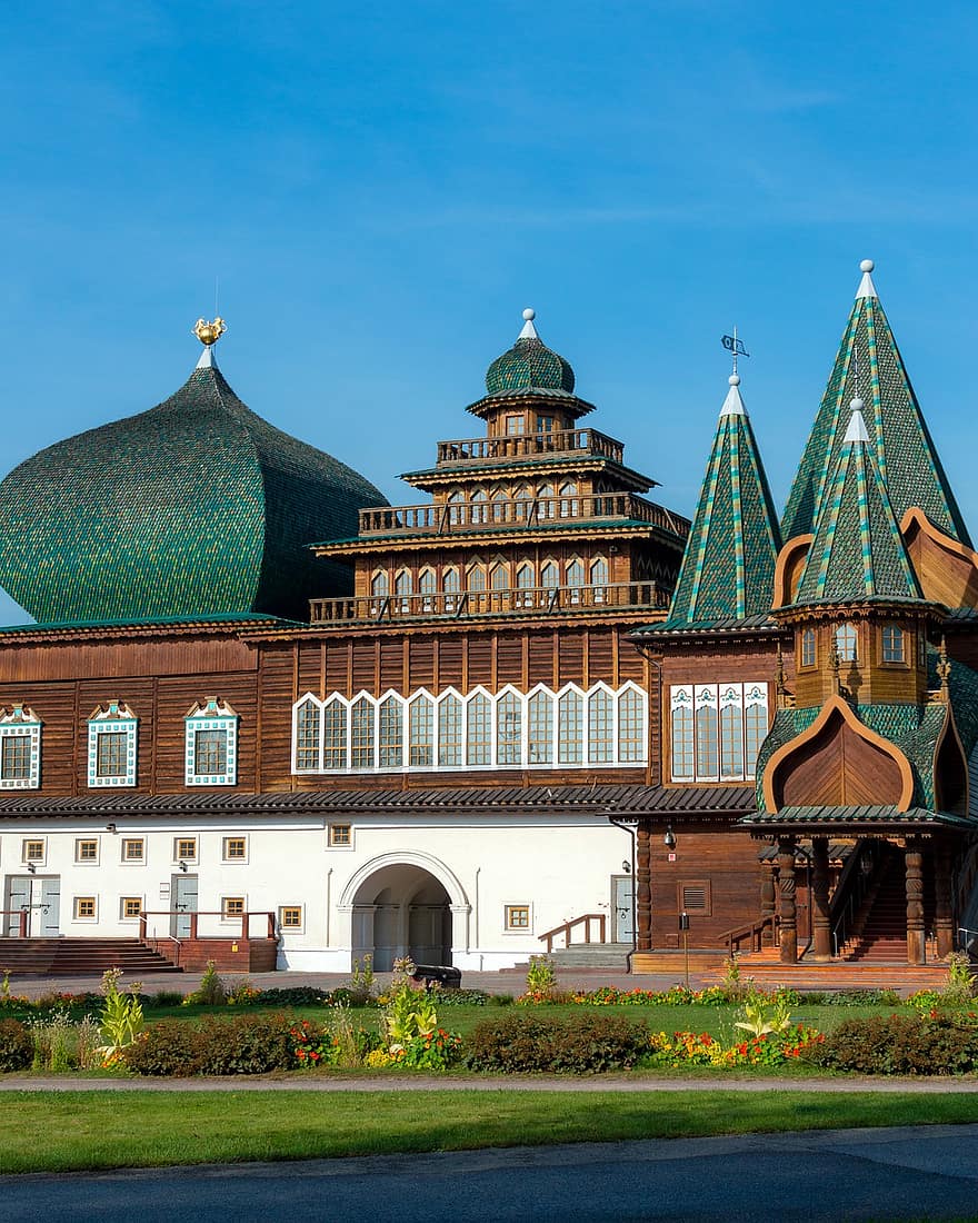 Palace, Building, Museum, Park, Kolomna, Moscow, Terem, Architecture, Log, Homestead, History