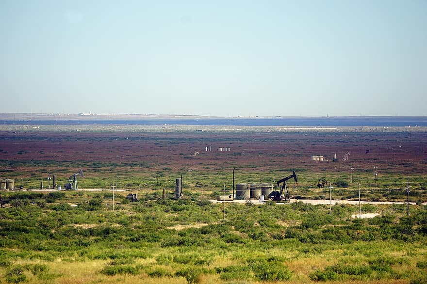olej, krajobraz, energia, paliwo, przemysł, Nowy Meksyk