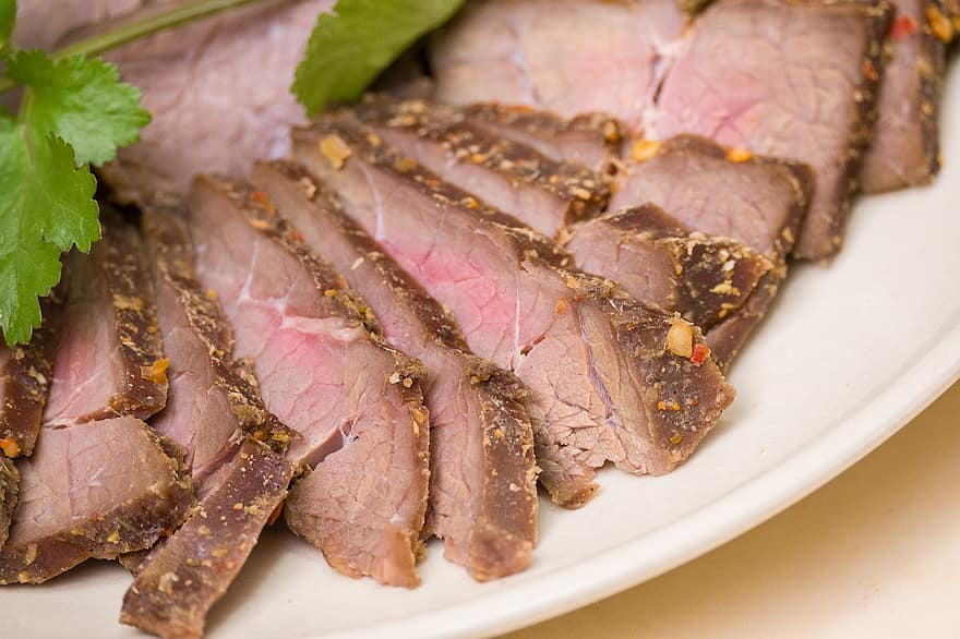 牛肉、グルメ、フード、牛肉の煮込み、お肉、食事、閉じる、豚肉、鮮度、スライス、ステーキ