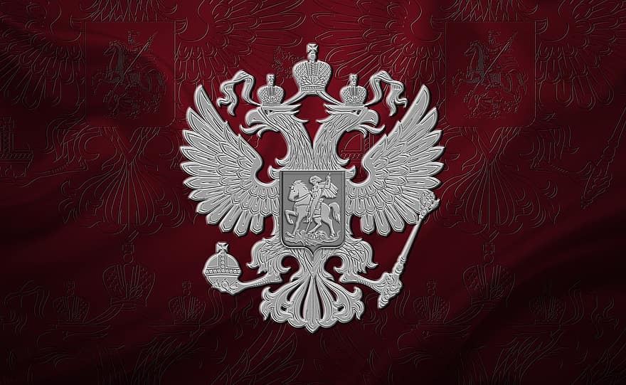 ryska flaggan, ryska vapenskölden, Rysk kejserlig örn, kejserlig örn, flagga, Rysslands flagga