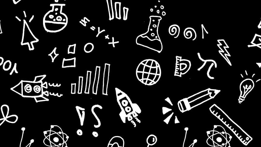 Background, Education, Doodle, Wallpaper, Science, Equation, Knowledge, Scientific Equipment, Laboratory, Experiment, Information